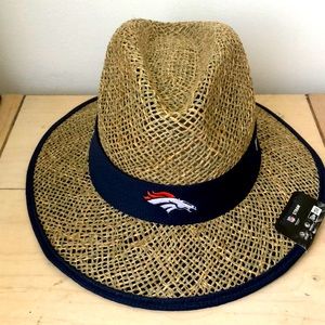Denver Broncos logo straw hat